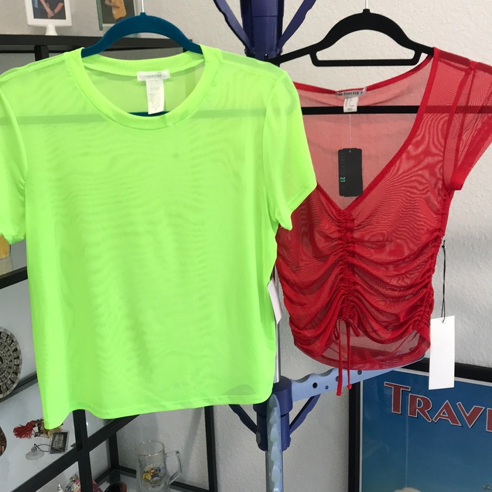 Two bikini top cover ups. Brand new